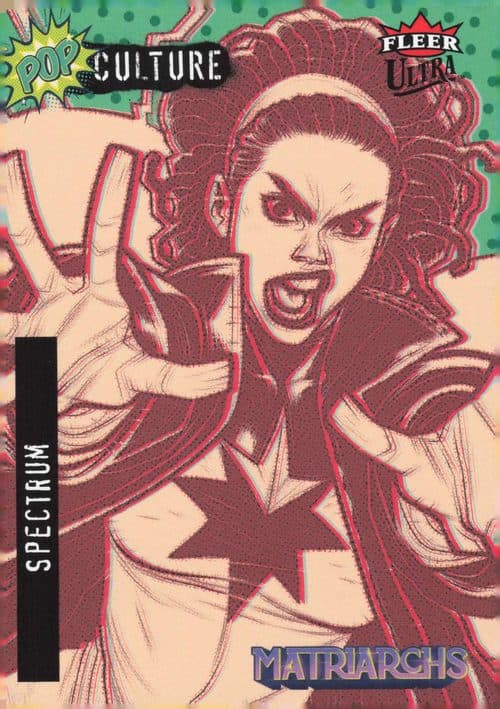 Spectrum — Spectrum Green #PC-41 — 2024 Fleer Ultra Matriarchs Of Marvel