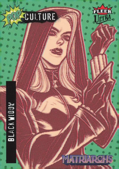 Black Widow — Black Widow Green #PC-5 — 2024 Fleer Ultra Matriarchs Of Marvel