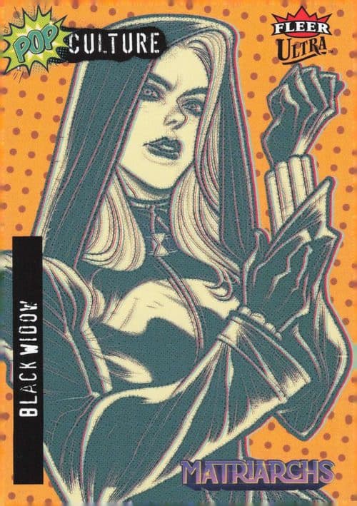 Black Widow — Black Widow Orange #PC-6 — 2024 Fleer Ultra Matriarchs Of Marvel