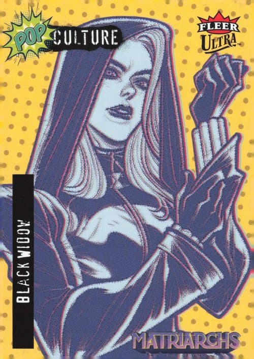 Black Widow — Black Widow Yellow #PC-7 — 2024 Fleer Ultra Matriarchs Of Marvel
