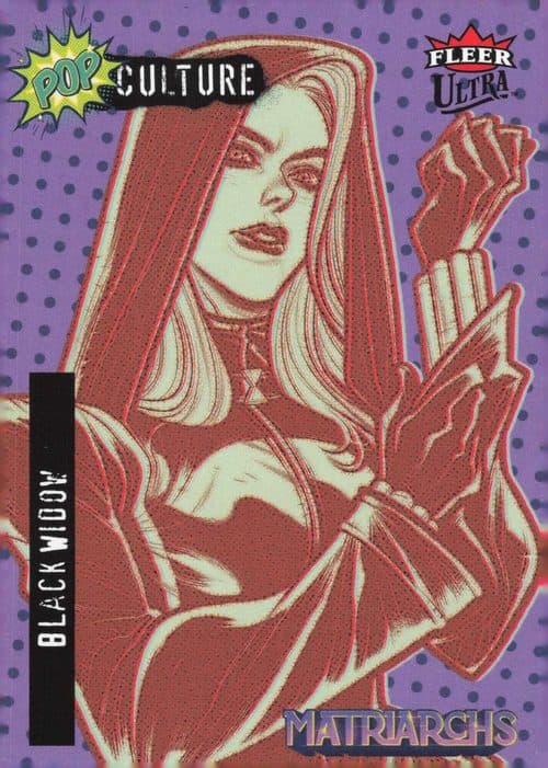 Black Widow — Black Widow Purple #PC-8 — 2024 Fleer Ultra Matriarchs Of Marvel