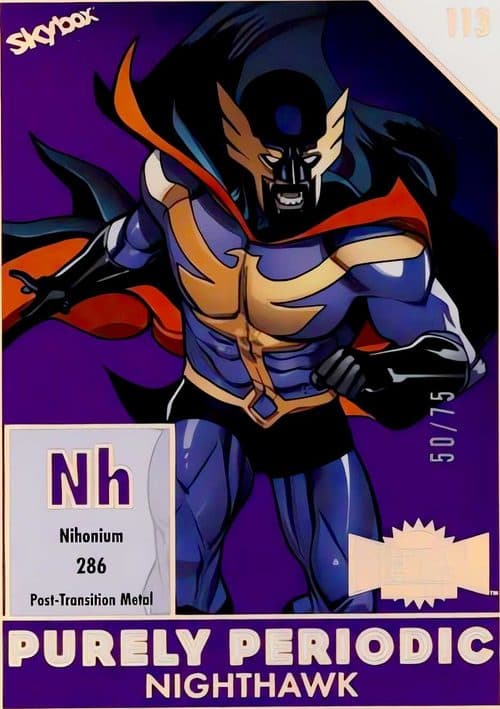 Nighthawk #PP-113 — 2024 Marvel Metal Universe Avengers