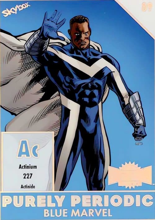 Blue Marvel #PP-89 — 2024 Marvel Metal Universe Avengers