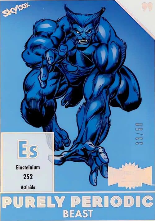 Beast #PP-99 — 2024 Marvel Metal Universe Avengers