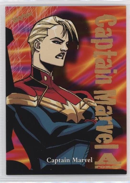 Captain Marvel #AF6 — 2024 Marvel Metal Universe Avengers