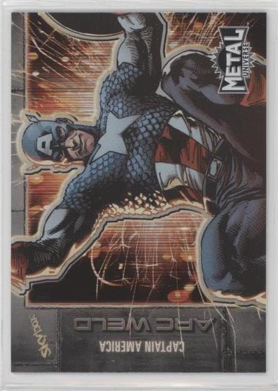Captain America #AW-26 — 2024 Marvel Metal Universe Avengers