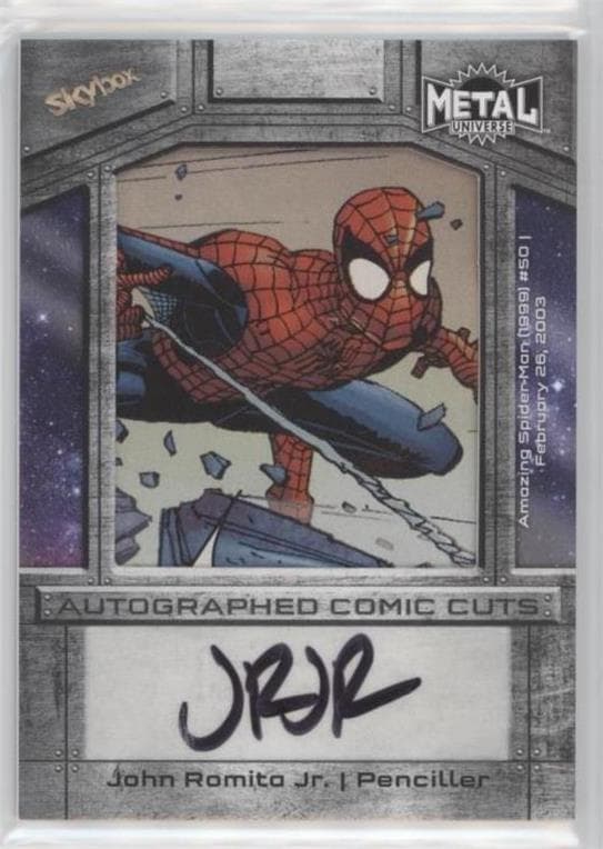 Amazing Spider-Man (1999) #50 - John Romita Jr. #CCA-JR2 — 2024 Marvel Metal Universe Avengers