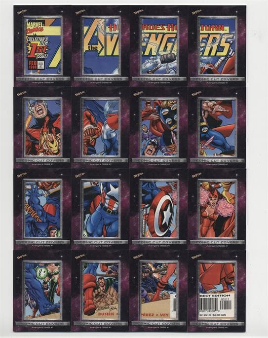Avengers (1998) #1 #CCC-AV16 — 2024 Marvel Metal Universe Avengers