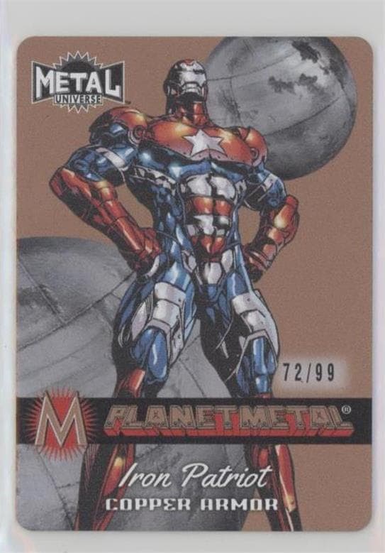 Iron Patriot #PM-9 — 2024 Marvel Metal Universe Avengers