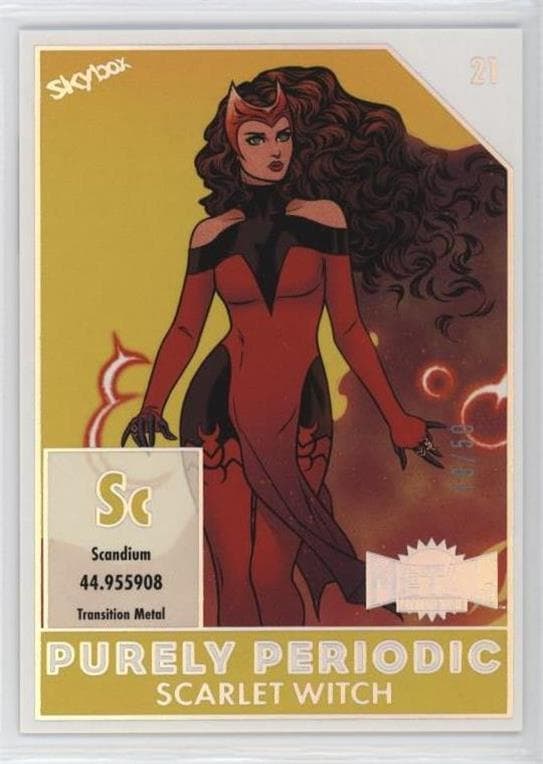 Scarlet Witch #PP-21 — 2024 Marvel Metal Universe Avengers