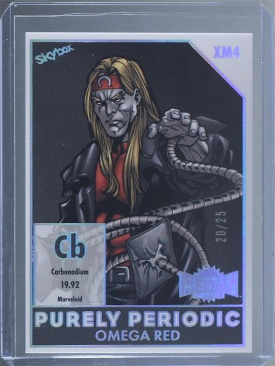 Omega Red #PP-XM4 — 2024 Marvel Metal Universe Avengers