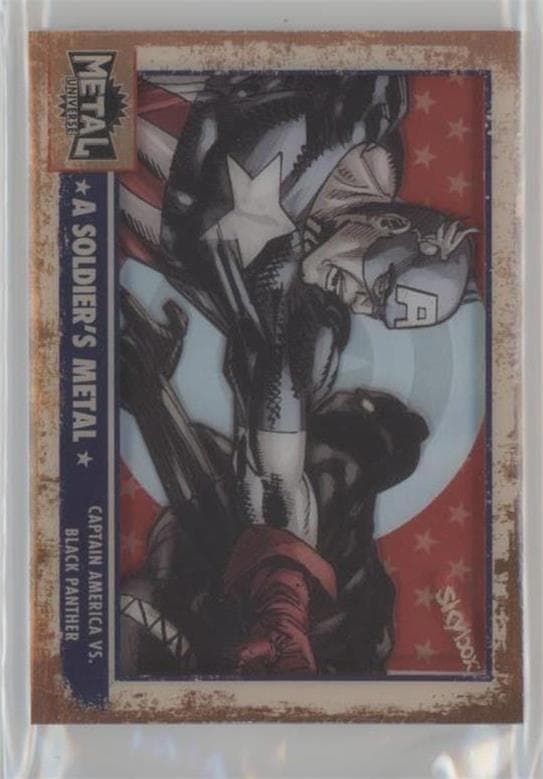Black Panther #SM6 — 2024 Marvel Metal Universe Avengers