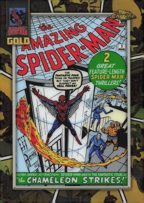 Spider-Man Gold #SG-4 #SG-4 — 2024 Topps Chrome Marvel