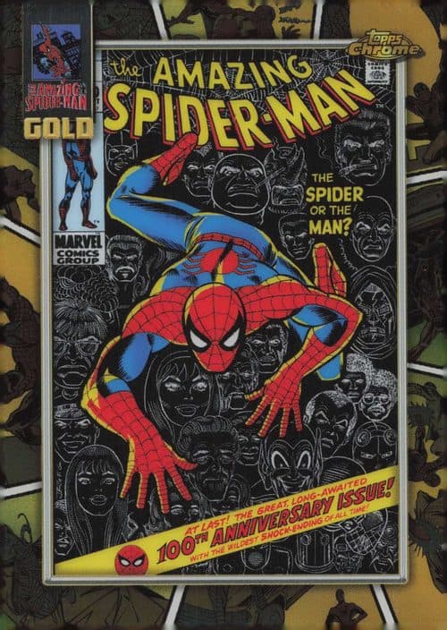 Spider-Man Gold #SG-7 #SG-7 — 2024 Topps Chrome Marvel