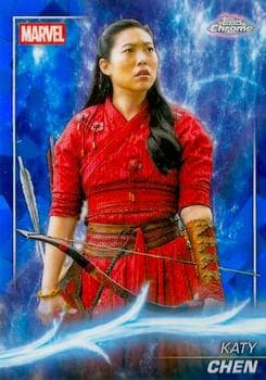 Katy Chen #111 — 2025 Topps Marvel Studios Chrome Sapphire