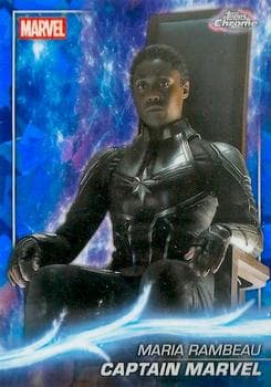 Captain Marvel #133 — 2025 Topps Marvel Studios Chrome Sapphire