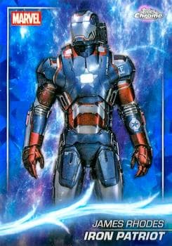Iron Patriot #31 — 2025 Topps Marvel Studios Chrome Sapphire