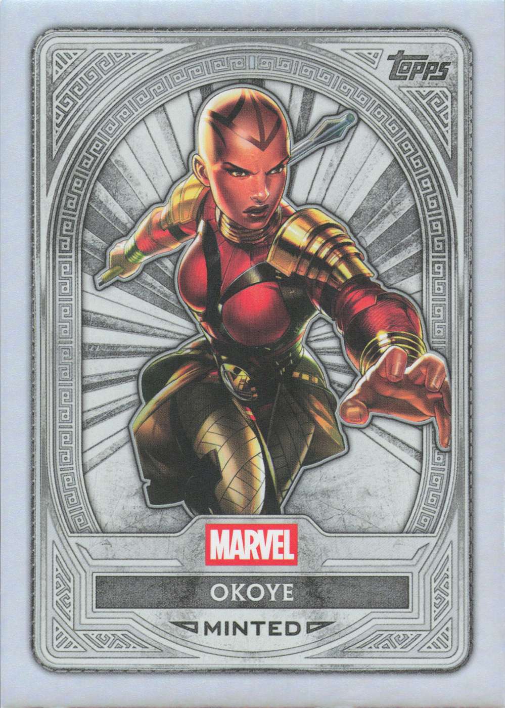 Okoye #57 — 2025 Topps Mint Marvel