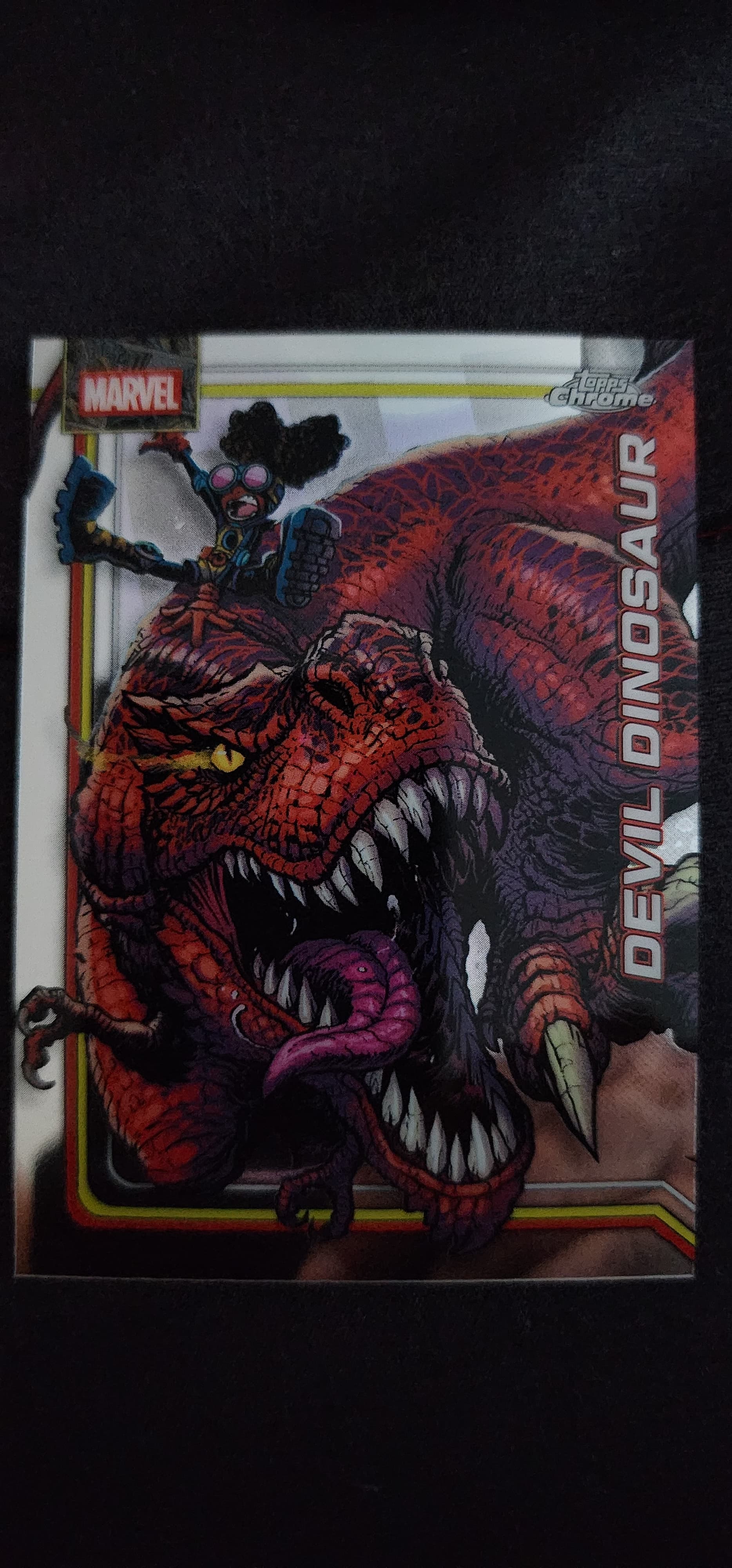 Devil Dinosaur #110 — 2026 Topps Chrome Marvel Comics