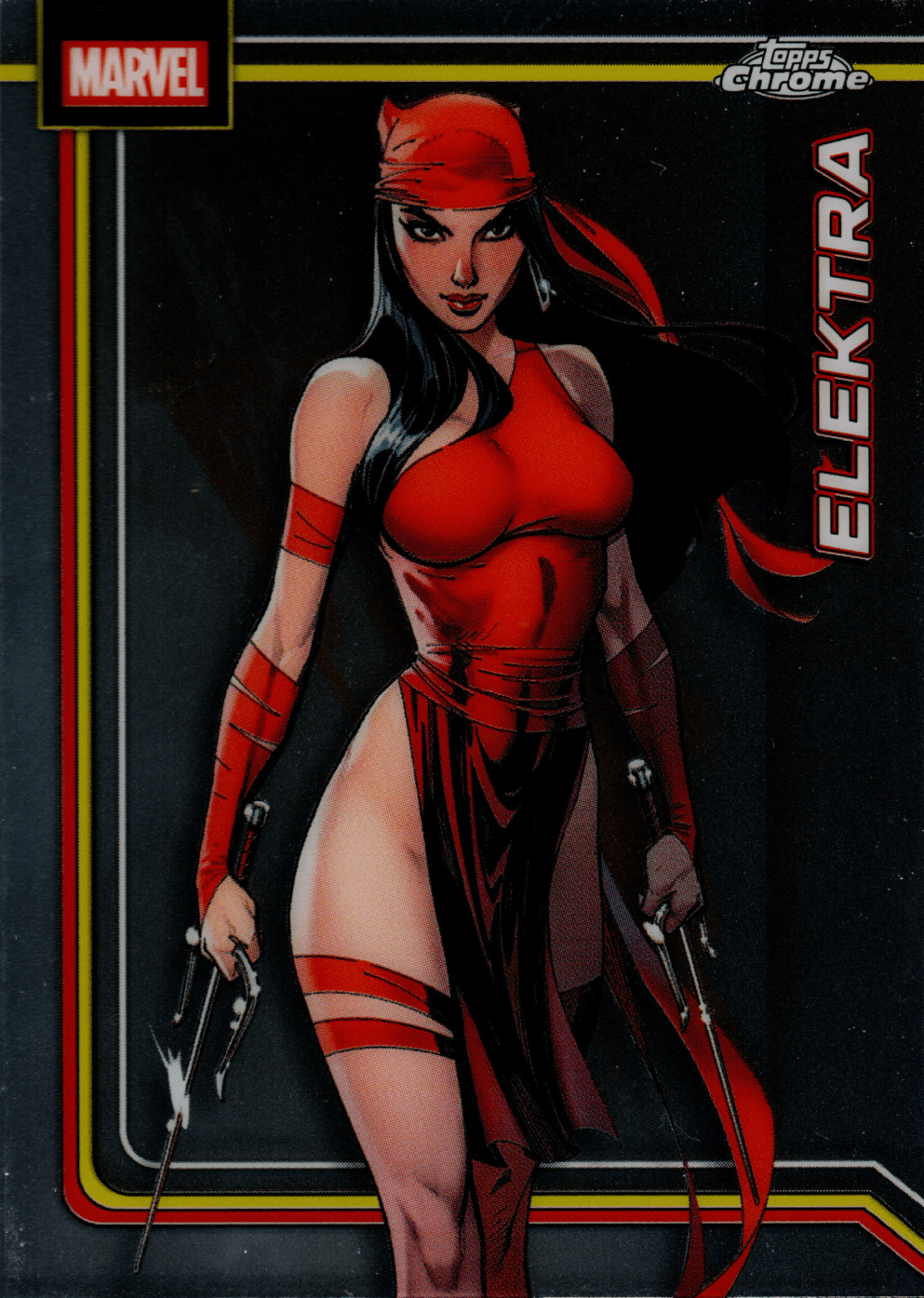 Elektra #116 — 2026 Topps Chrome Marvel Comics