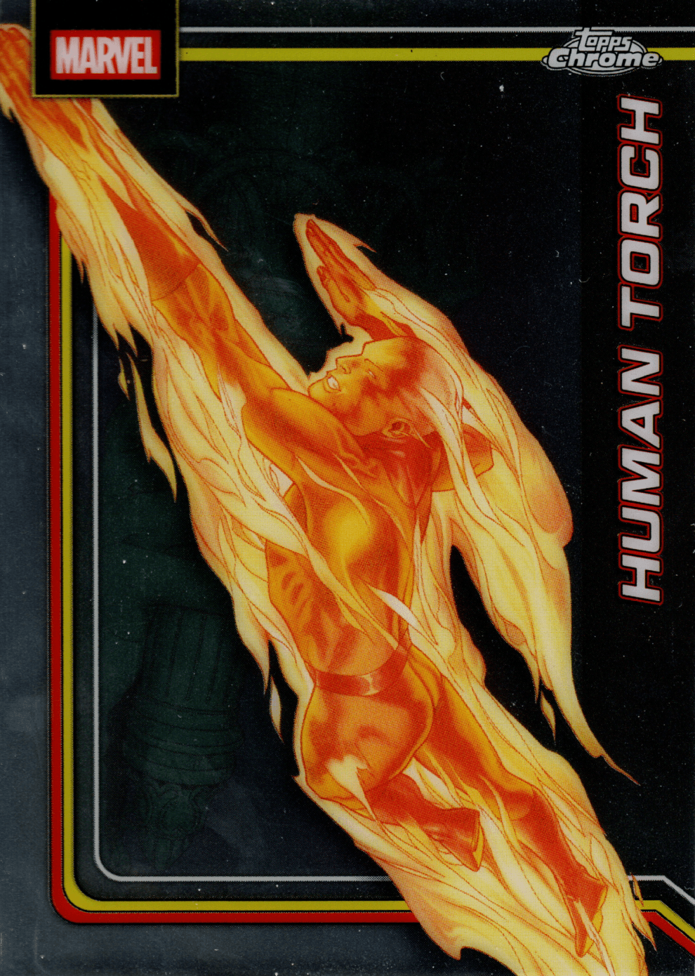 Human Torch #51 — 2026 Topps Chrome Marvel Comics