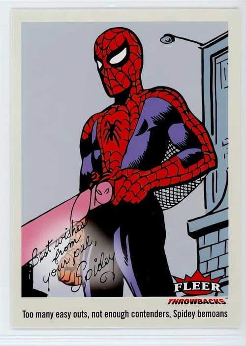 Spider-Man #ACH-4 — Fleer Throwbacks '59-63 Marvel Edition