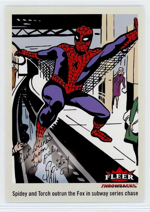Spider-Man #ACH-5 — Fleer Throwbacks '59-63 Marvel Edition