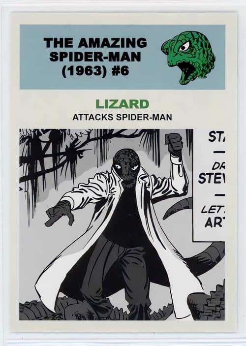 Lizard #IA-8 — Fleer Throwbacks '59-63 Marvel Edition