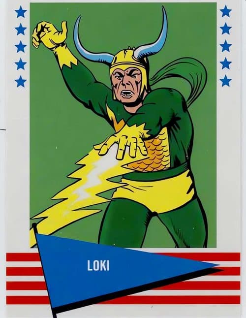 Loki #MG-3 — Fleer Throwbacks '59-63 Marvel Edition