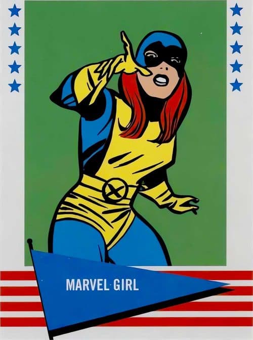 Marvel Girl #MG-6 — Fleer Throwbacks '59-63 Marvel Edition