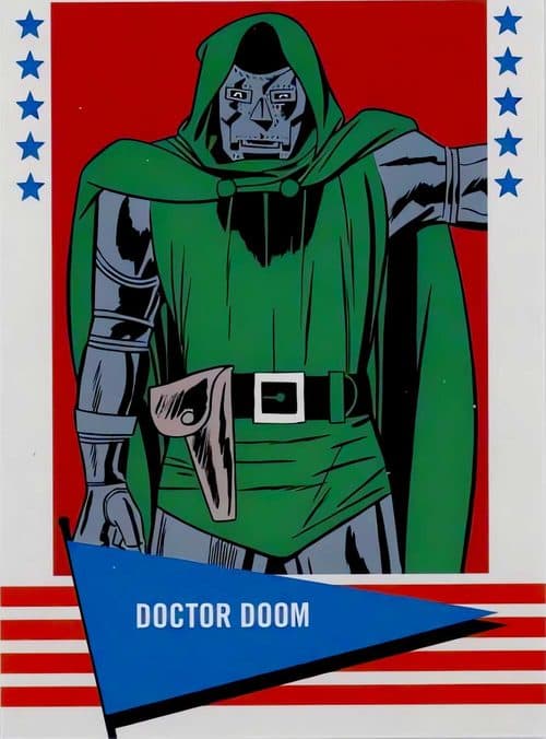 Doctor Doom #MG-9 — Fleer Throwbacks '59-63 Marvel Edition