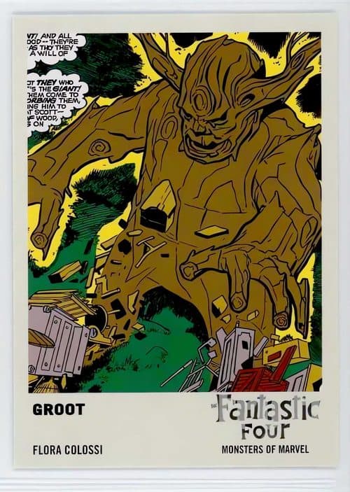 Groot #MM-5 — Fleer Throwbacks '59-63 Marvel Edition