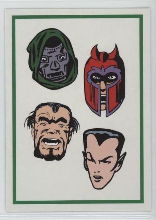 Doctor Doom/Magneto/Baron Mordo/Sub-Mariner #S-6 — Fleer Throwbacks '59-63 Marvel Edition