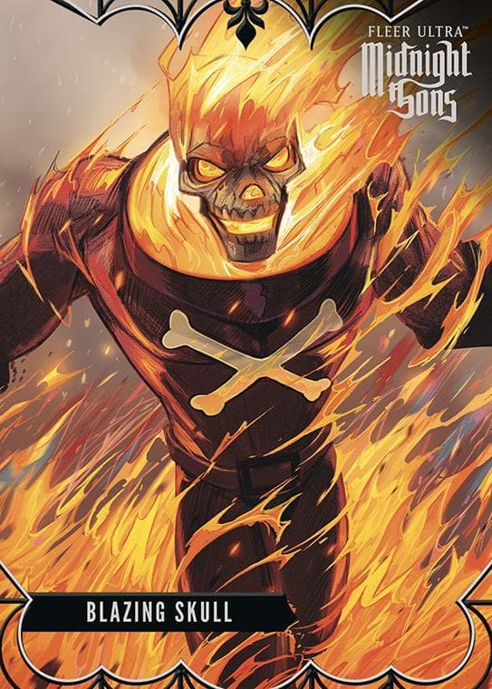 Blazing Skull #12 — Fleer Ultra Midnight Sons