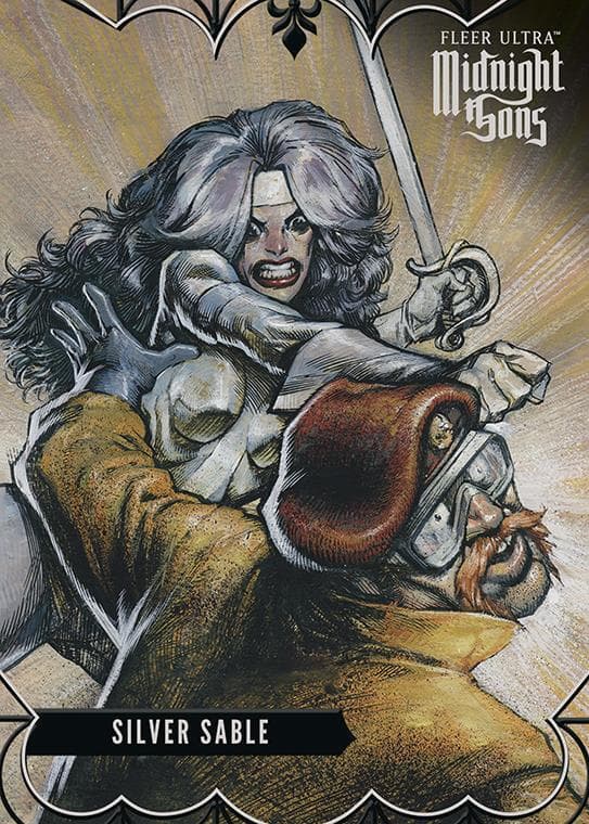 Silver Sable #83 — Fleer Ultra Midnight Sons