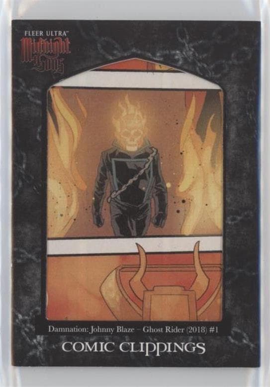 Damnation: Johnny Blaze - Ghost Rider (2018) #1 #CC-6 — Fleer Ultra Midnight Sons