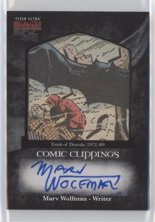 Marv Wolfman - Tomb of Dracula (1972) #9 #CCA-5 — Fleer Ultra Midnight Sons