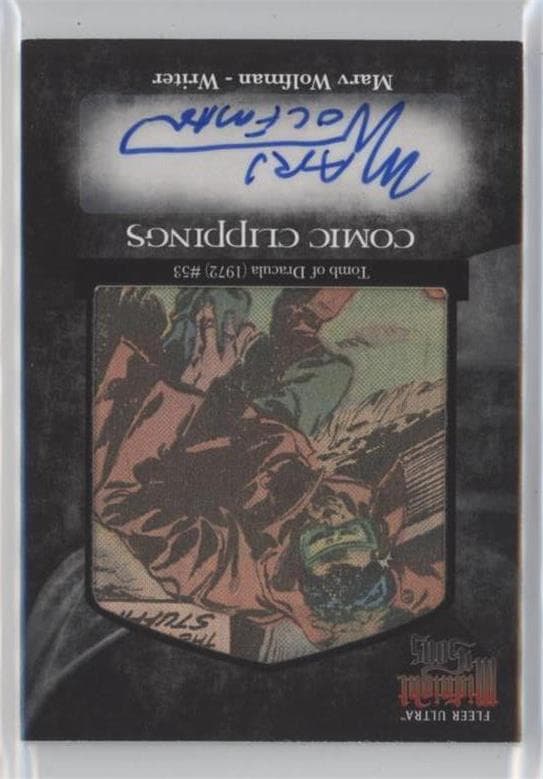 Marv Wolfman - Tomb of Dracula (1972) #53 #CCA-8 — Fleer Ultra Midnight Sons