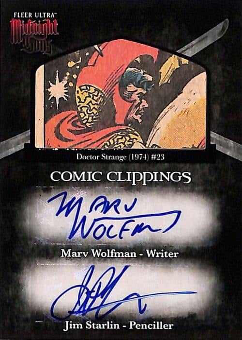 Marv Wolfman/Jim Starlin - Doctor Strange - Master of The Mystic Arts #23 #CCDA-4 — Fleer Ultra Midnight Sons