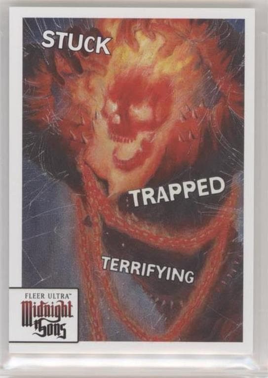 Midnight Sons Unlimited #3 - Ghost Rider and Blaze in the Web #MSS6 — Fleer Ultra Midnight Sons
