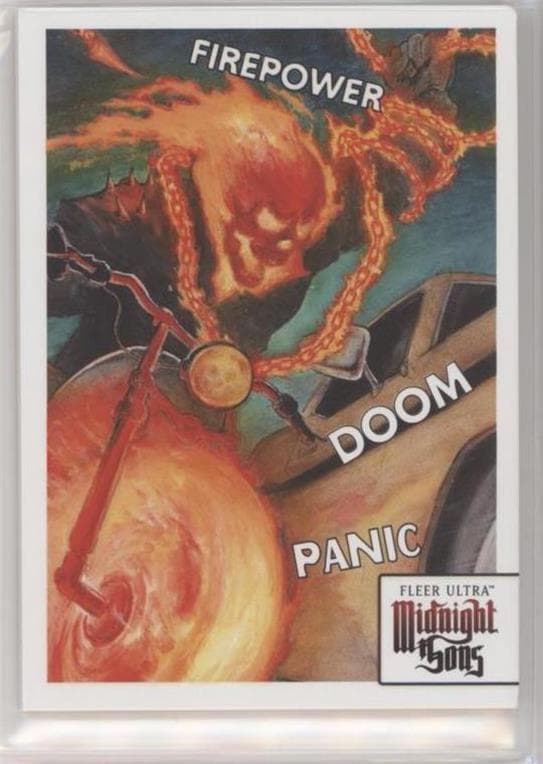 Ghost Rider/Blaze: Spirits Of Vengeance #1 - Ghost Rider #MSSA1 — Fleer Ultra Midnight Sons