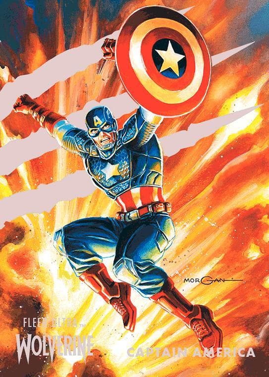 Captain America #28 — Fleer Ultra Wolverine