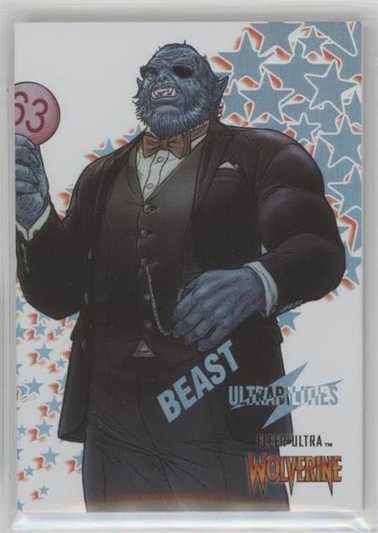 Beast #4 OF 31 UB — Fleer Ultra Wolverine