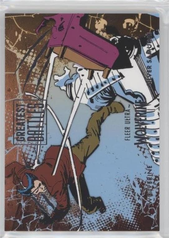 Wolverine vs. Silver Samurai #GB-18 — Fleer Ultra Wolverine