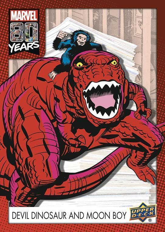 Devil Dinosaur and Moon Boy #111 — Marvel 80th Anniversary
