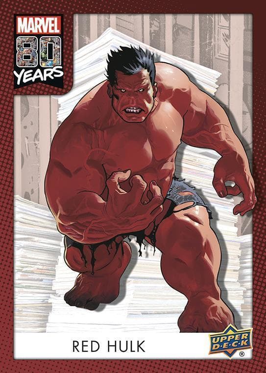 Red Hulk #185 — Marvel 80th Anniversary