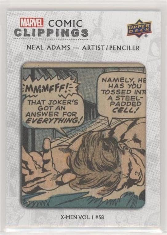Neal Adams X-Men #58 #CC-AN — Marvel 80th Anniversary