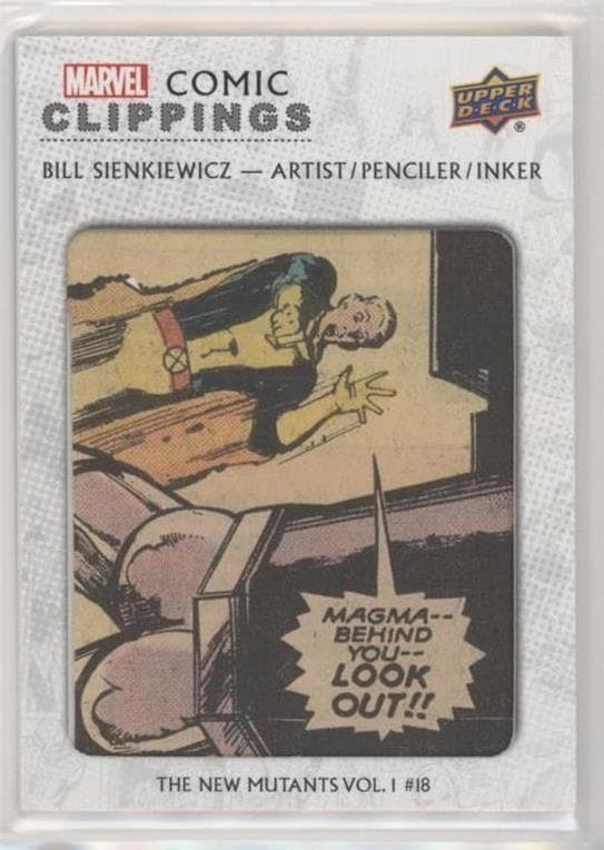 Bill Sienkiewicz The New Mutants Vol.1 #18 #CC-BS — Marvel 80th Anniversary