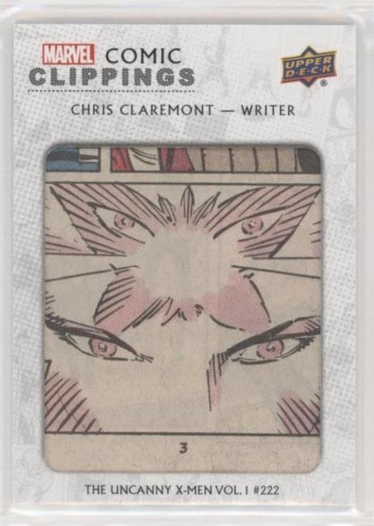 Chris Claremont The Uncanny X-Men Vol.1 #222 #CC-CC — Marvel 80th Anniversary