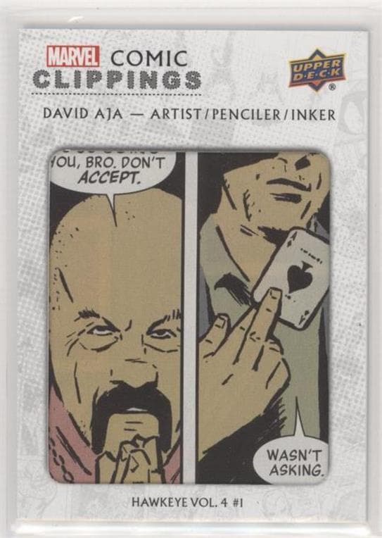 David Aja Hawkeye Vol.4 #1 #CC-DA — Marvel 80th Anniversary